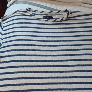Original Use Navy and Cream Striped Top